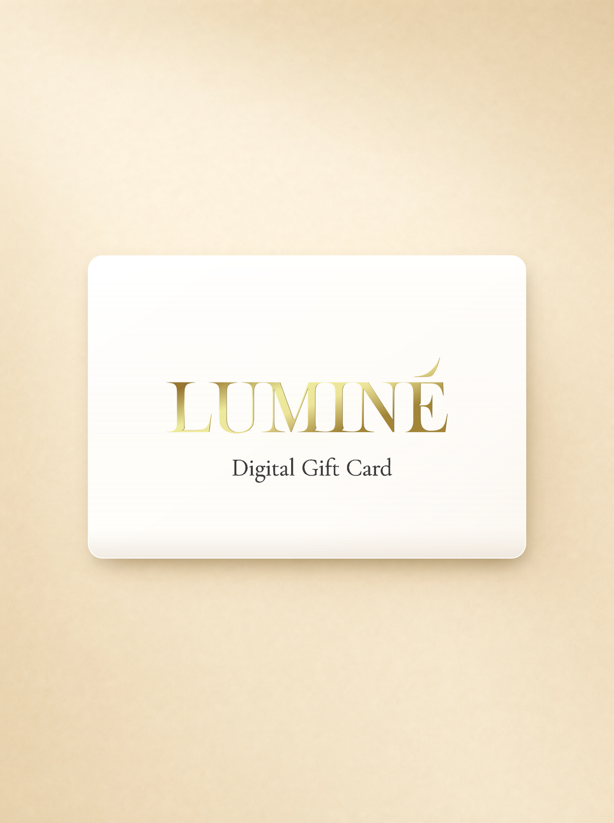 Luminé Digital Gift Card delivered instantly on e-mail, ready for sending to close one. Enables woman to choose her own nightwear and loungewear from online store.