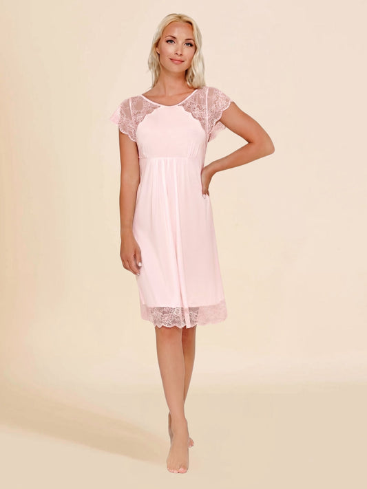 Empire of Dreams Nightdress — Petal Pink