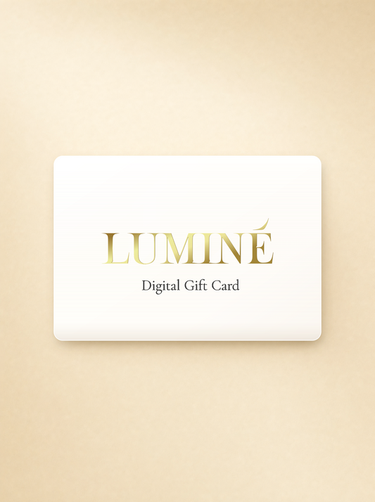 Luminé Digital Gift Card delivered instantly on e-mail, ready for sending to close one. Enables woman to choose her own nightwear and loungewear from online store.
